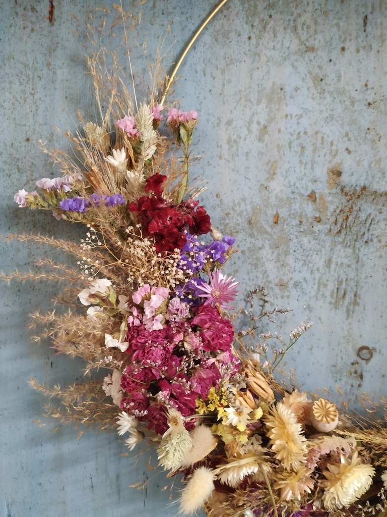 Trockenblumenkranz "Romantik"